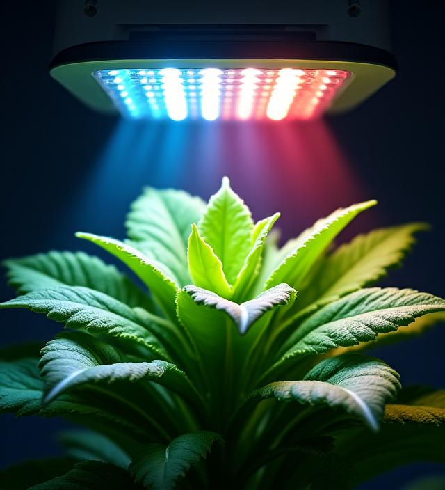 LED grow lights with spectrum optimization